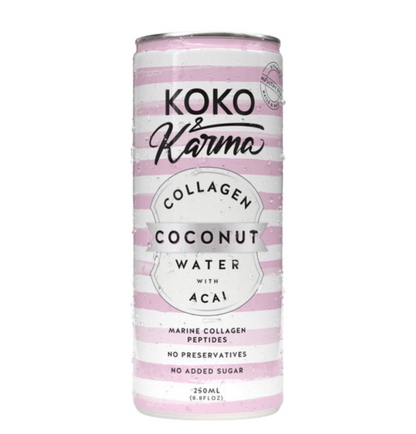 Pure Coconut Water with Acai Berry & Verisol Marine Collagen Peptides