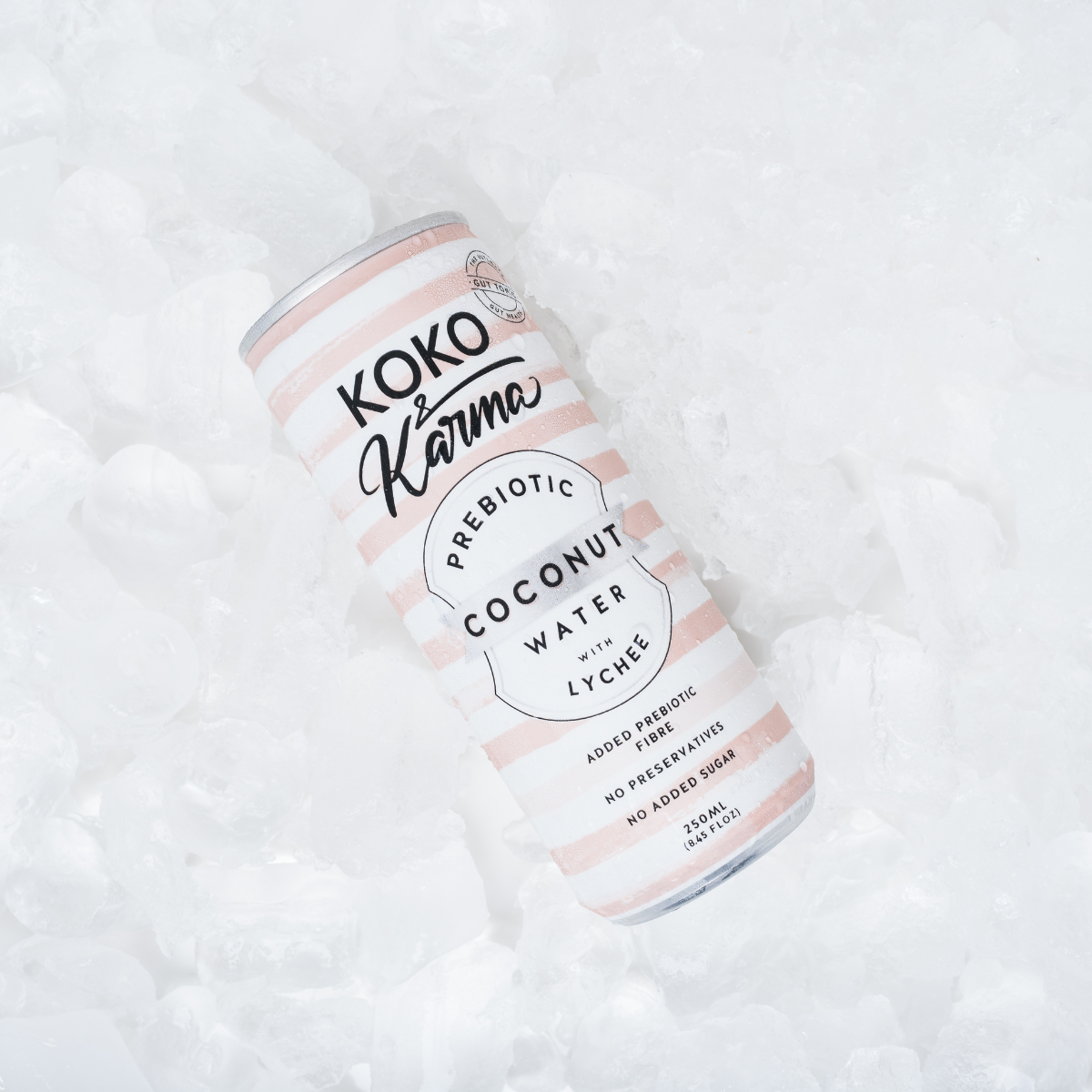 Pure Coconut Water with a dash of Lychee and Prebiotic Fibre