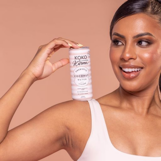 Pure Coconut Water with a dash of Lychee and Prebiotic Fibre
