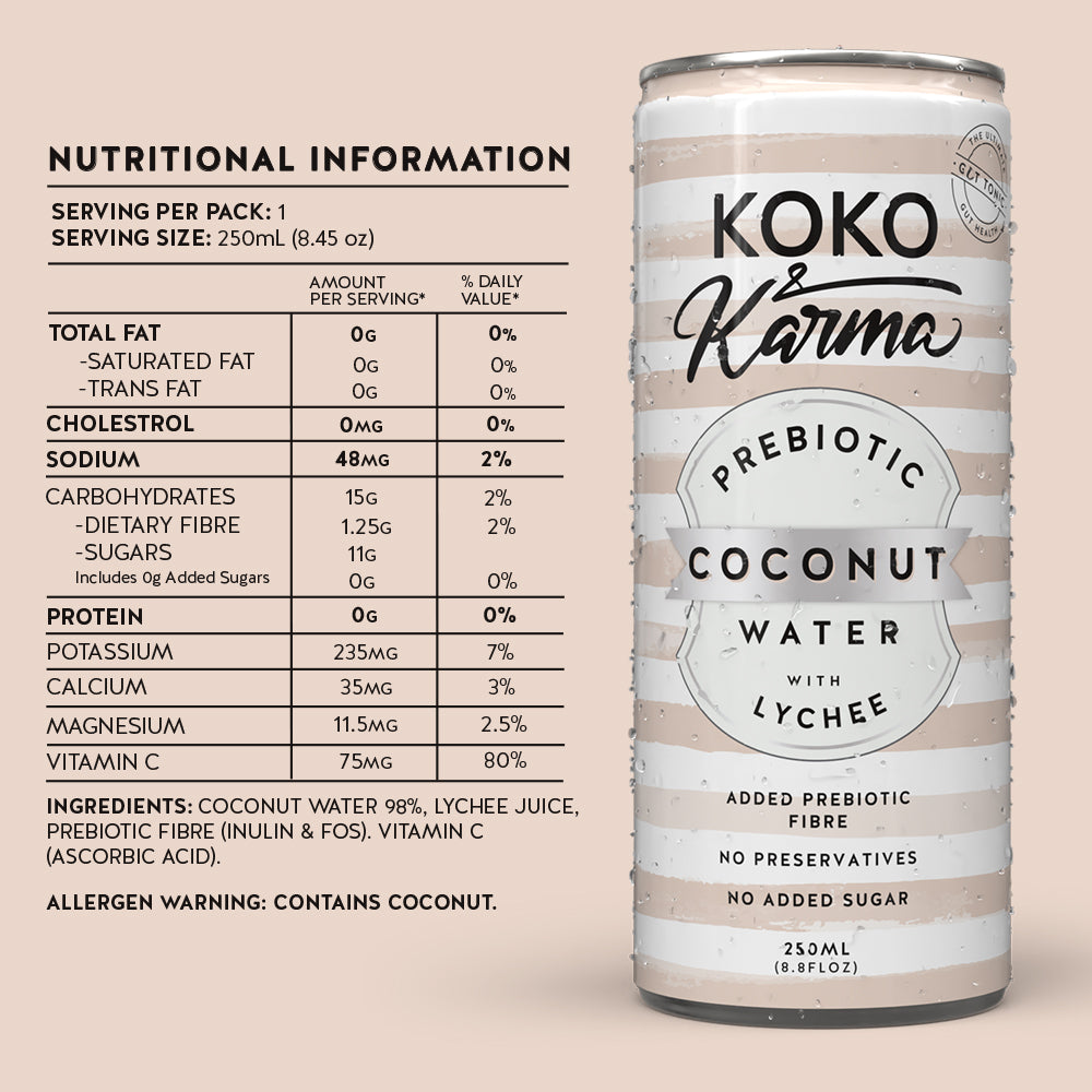Koko and Karma Lychee Nutritional Information