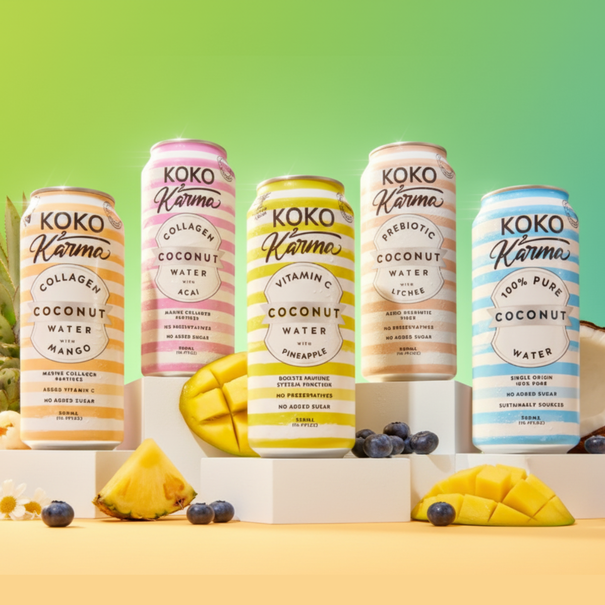 Main flavours of Koko and Karma products