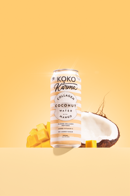 Coconut water with Marine Collagen & Mango