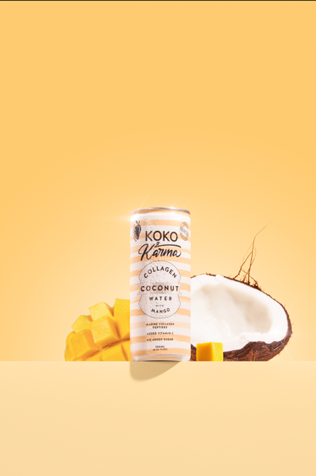 Coconut water with Marine Collagen & Mango