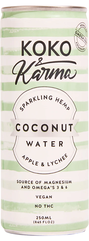 Sparkling Apple and Lychee With Hemp Coconut Water